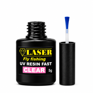 résine uv clear fast laser flyfishing